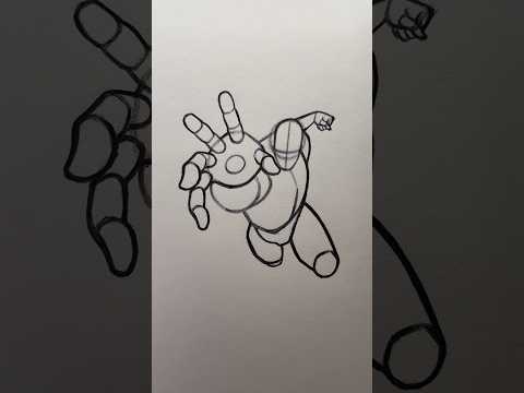How to Draw Iron Man’s Pose ⭐️Tutorial⭐️ #tutorial #howtodraw #pose #drawing #ironman #art #artist