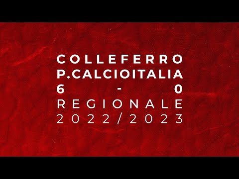 U18 Regionale 2022/2023 - Colleferro v Pro Calcio Italia