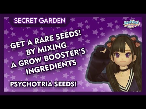 Secret Garden: Get a Rare Seeds by Mixing Booster's ingredients (PSYCHOTRIA SEEDS!) | AyoDance ID