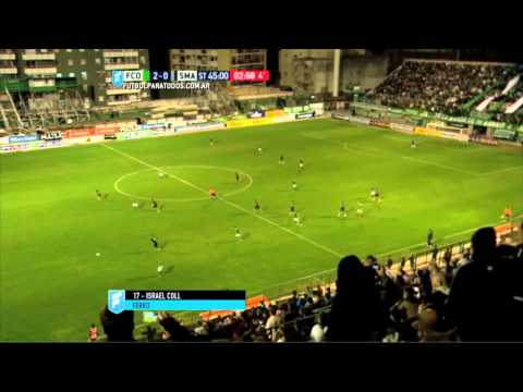 Gol de Coll. Ferro 2 - Santamarina 0. Fecha 27. Primera B Nacional 2015. FPT.