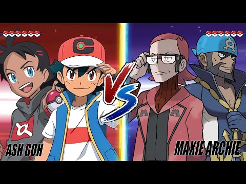 Pokémon Battle: ASH and GOH Vs. MAXIE and ARCHIE