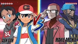 Download lagu Pokémon Battle: ASH and GOH Vs. MAXIE and ARCHIE mp3