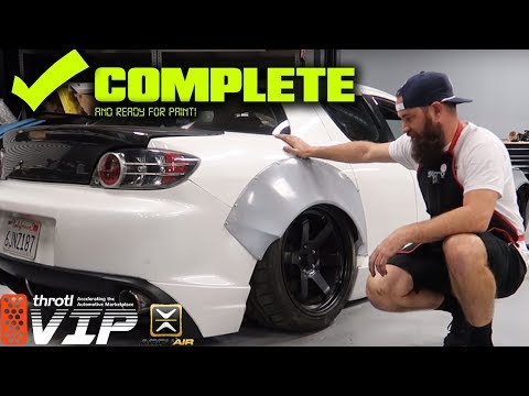 RX-8 AIR SUSPENSION IS COMPLETE & READY FOR PAINT!