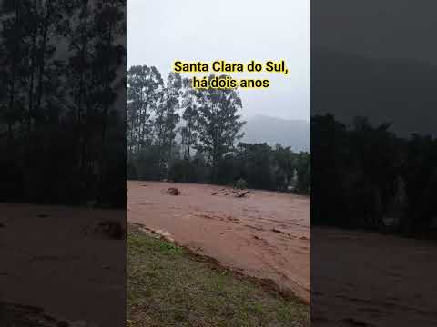 Interior de Santa Clara do Sul há dois anos #viral #rs #chuvas