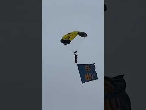 Army Navy Game 2023 -Navy’s Grand Aerial Arrival - 12/9/23 - Don’t Tread on Me - Gillette Stadium,MA