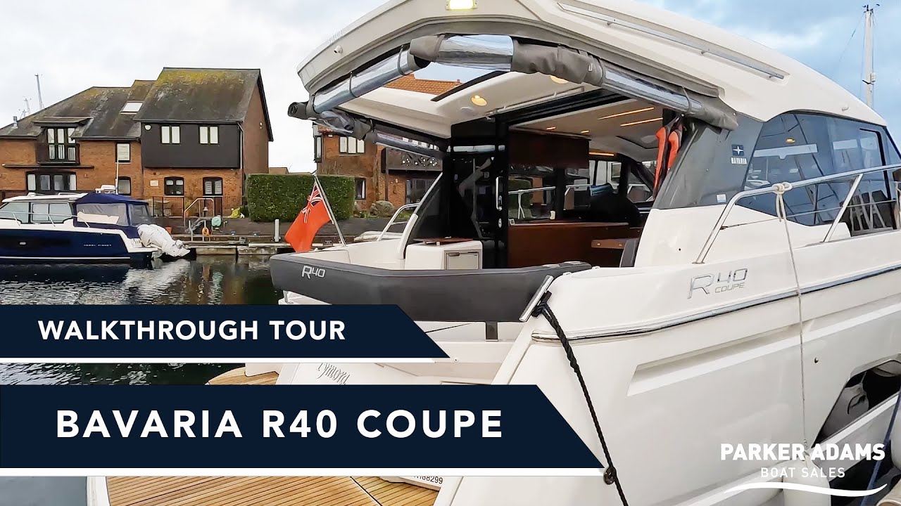 Bavaria R40 Coupe - Walkthrough Tour - Unique spaciousness both above and below deck!