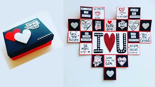 Beautiful Handmade Valentine's Day Card Idea/DIY Card For Valentine’s Day @Art & Craft By Tulsi