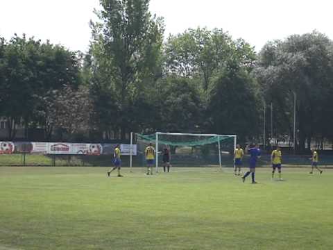 Unia II Swarzędz - Wełnianka Kiszkowo bramka Marcina Zamiary