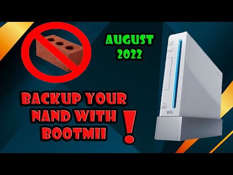 How to backup your Wii Nand with Bootmii (Working OCT 2023) (Protect your Wii from Bricking)