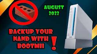 How to backup your Wii Nand with Bootmii (Working December 2022) (Protect your Wii from Bricking)