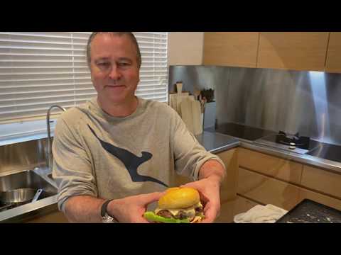 Neil Perry x Qantas: First Class cheeseburger