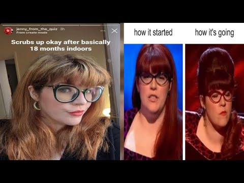 FOXY LADY The Chase’s Jenny Ryan sends fans wild with ‘glow up’ throwback pic to mark six years on q