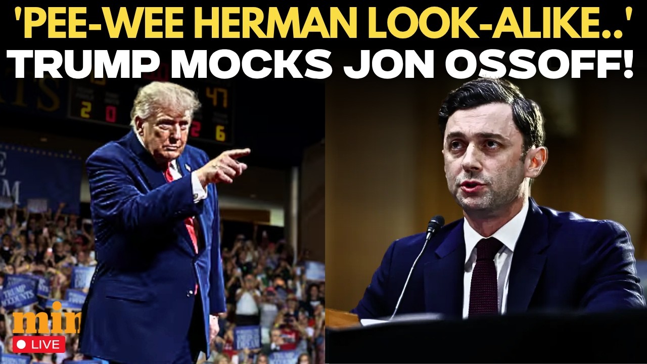 Video: Trump promotes Trump Accounts and mocks Ossoff at Georgia rally