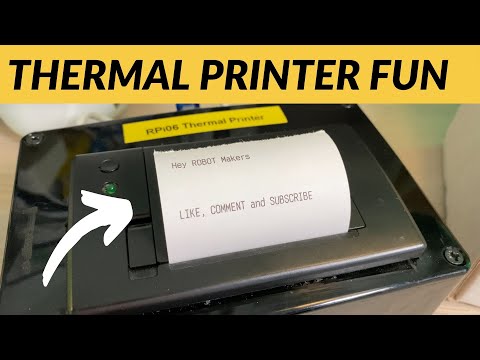 YouTube Thumbnail image for Raspberry Pi Zero Thermal Printer fun project