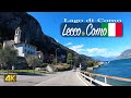 Lago di Como, Italy 🇮🇹 Scenic drive from Lecco to Como