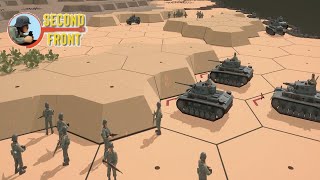 Second Front: Panzer Assault in the Desert — Intense Battle & Last-Turn Drama
