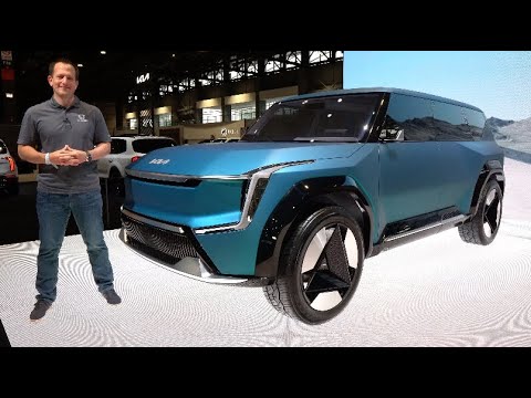 韓国の起亜自動車の電気自動車 KIA EV9レビュー動画