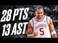 Darius Acuff Jr Makes Arkansas History 28 PTS 13 AST In Final Home Game Vs Texas