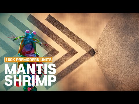 Can 10 Lines of Pre-modern units Stop 100K Mantis Shrimps? - Ultimate Epic Battle Simulator 2 (4K)