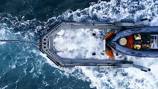 Launch and recovery cradle tested with Autonomous RIB