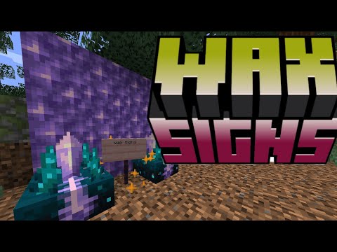 AlexMix - NEW WAXED Signs Gameplay! Minecraft 1.20 Snapshot 23w12a!