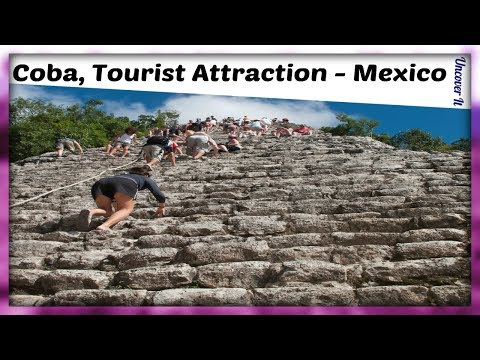 Atração Turística de Coba - Ruínas Maias de Coba México - Documentário Coba México