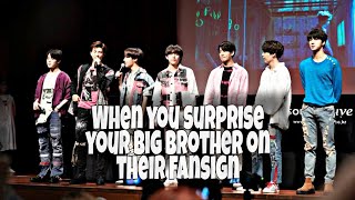 Download lagu when you surprise your big brother on their fansign|Min yoongi FanFiction|ft. Red velvet mp3