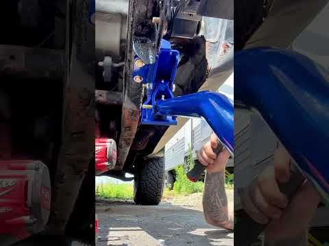 Kryptonite Death Grip Traction Bars Installed on the LBZ Duramax!