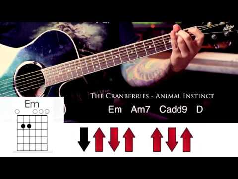 THE CRANBERRIES - Animal Instinct [GUITAR COVER + CHORDS]