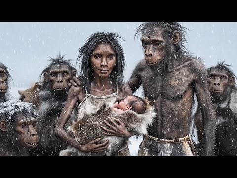 NEWBORN, PREGNANT or EARLY HUMANS ❄️ Who survives Killer Snowfall? | Survival challenge in Stone Age