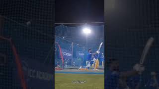 Ms dhoni practicing in the nets | IPL 2021 UAE | chennai super kings #shorts