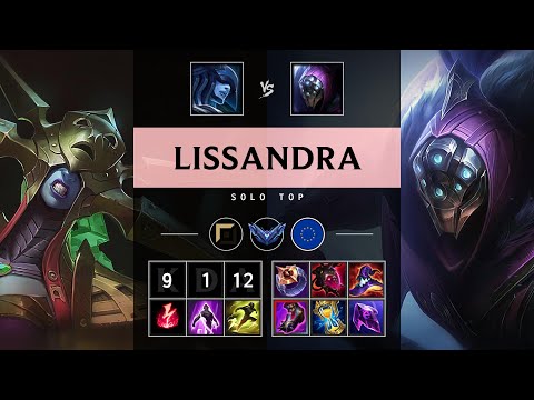 Lissandra Top vs Jax - EUW Diamond Patch 25.09