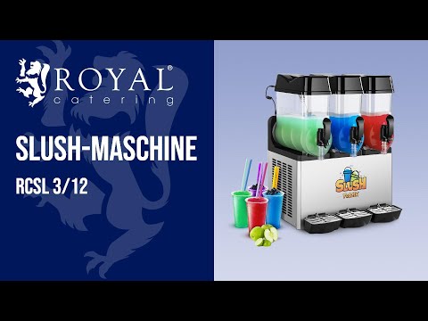 Video - Slush-Maschine - 3 x 12 Liter