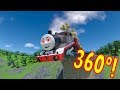 360º TOMICA Thomas And Friends Timothy PLUNGES Into A Ravine