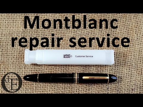 Pen repair - my experience with the repair service of Montblanc