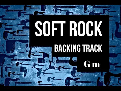Soft rock guitar backing track in Gm / 140 bpm Jam track