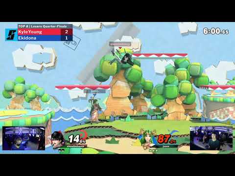 AZSL 2021 Summer Losers Quarters - NAU|KyleYoungDio (Bayonetta/R.O.B.) vs. Ekidona (Palutena)