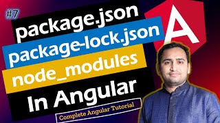 package.json vs package-lock.json | package.json explained | Angular Tutorial