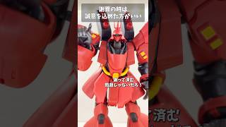 謝罪の時は誠意を込めた方がいい #gundam #gunpla #ガンプラ #ガンダム #ガンダムseed #short #shorts