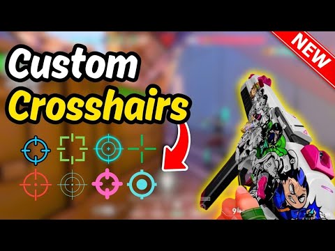How to use custom crosshairs in valorant || Best valorant crosshairs
