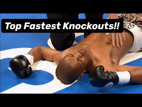 TOP 10 Fastest Boxing Knockouts Of All Time!