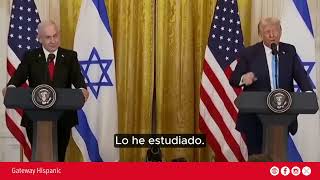 Donald Trump and Benjamin Netanyahu held a meeting at the White House.