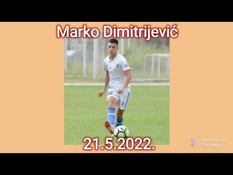 Marko Dimitrijević U16 OFK Radnički Niš  21.5.2022. Het-trik