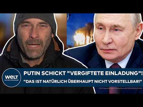 UKRAINE-KRIEG: Die "vergiftete Einladung" von Putin! "Das ist natürlich überhaupt nicht vorstellbar"