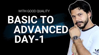 BASIC TO ADVANCED ENGLISH || DAY-1