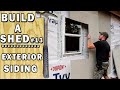 Install Shed Siding Exterior Sheathing