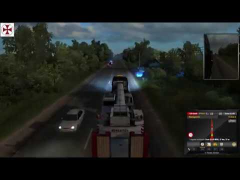 Euro Truck Simulator 2 Sosnovy a Pskov (Grúa Móvil Rex)