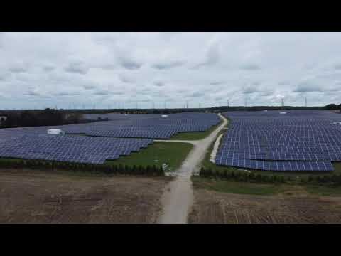 solar panel farm