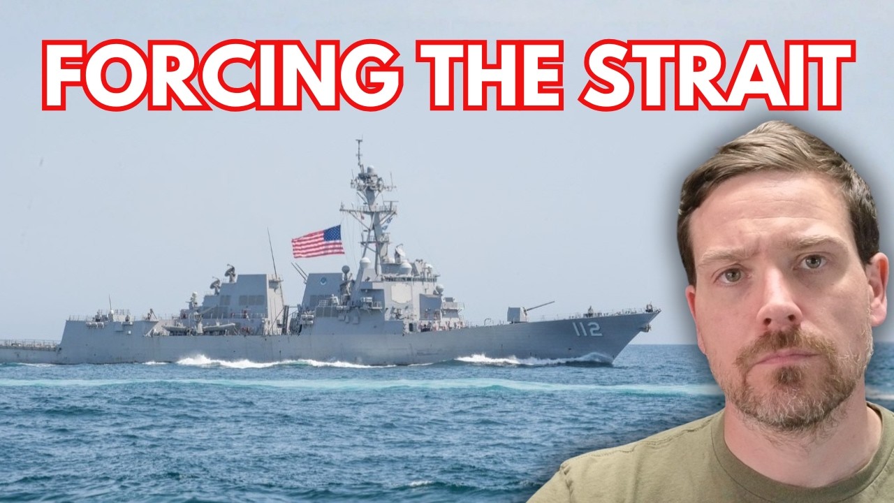 A US Warship Just Tested Iran In The Strait Of Hormuz