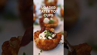 Loaded Tater Tot Cups oh my goodness! Do not skip 